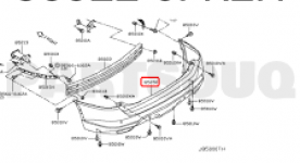 صدام خلفي اكستريل  اصلى مع حساس