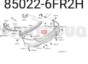 صدام خلفي اكستريل  اصلى مع حساس