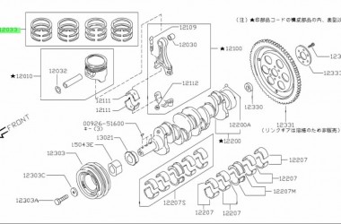 RING SET PISTON شنبر