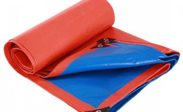 طربال برتقالي وأزرق متوسط ​​10× 15- 120 جرام لكل متر مربع