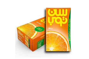 سن توب مشروب البرتقال 250 مل