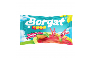 زيلو بورقات جلي ساور واترميلون وورمز 36 جرام