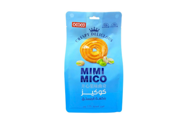 اكوكو ميمي كوكيز بنكهة الفستق 125 جرام