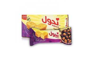 نحول كيك بالزبيب صغير 28 جرام