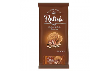 ريليش كوكيز بالشوفان والقهوة 504 جرام