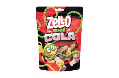 زيلو حلوى كولا ساور كيس 80 جرام