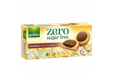 جولن زيرو بسكويت دوائر بالشوكولاتة بدون سكر 186 جرام