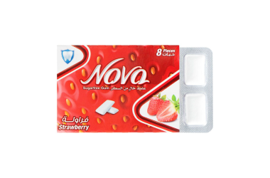 علك نوفا بلستر فراولة 11.2 جرام